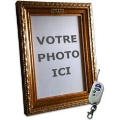 Cadre photo caméra espion télécommandé