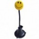 Broche smiley camera espion