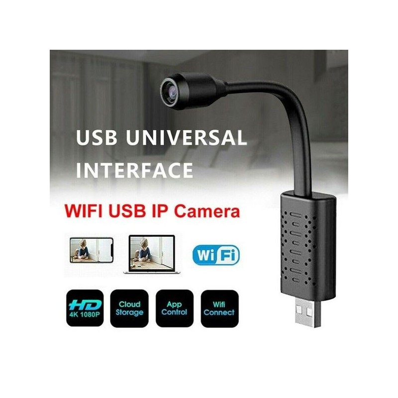 HUB USB 5 ports caméra espion Wifi 1080P HD détection de mouvement