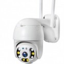 Caméra de surveillance 2MP HD 1080P à vision nocturne et audio bidirectionnel Wifi et IP