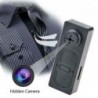 Bouton de chemise à caméra espion HD 480P à microphone intégré 
