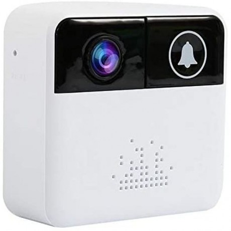 Sonnette interphone à caméra de surveillance full HD 1080P microphone et haut-parleur 
