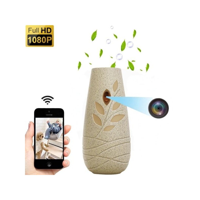 Ampoule camera espion IP Full HD 1080P Wifi vision de nuit 