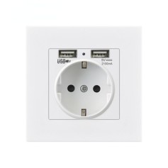 Prise murale caméra Wifi espion 1080P et 2 ports USB 5V 2A