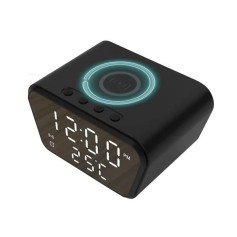 Réveil caméra espion HD 1080P détection de mouvement vision de nuit chargeur induction