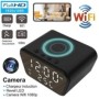 Réveil caméra espion HD 1080P détection de mouvement vision de nuit chargeur induction