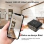 Réveil caméra espion HD 1080P détection de mouvement vision de nuit chargeur induction