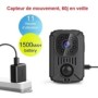 Mini caméra HD détecteur de mouvement PIR autonomie 3 mois