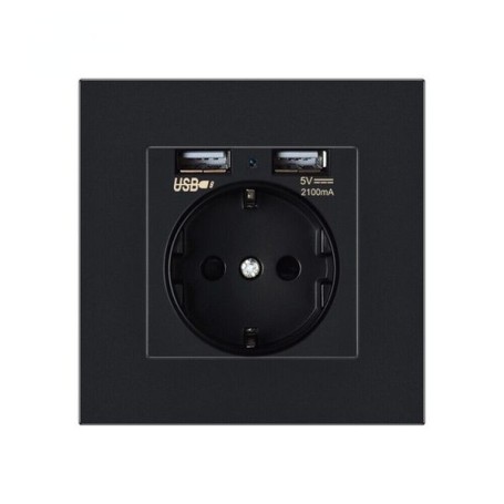 Prise secteur 2 ports USB avec caméra espion Wifi HD 1080P 