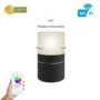 Lampe de bureau à caméra espion 330° Full HD 1080P Wifi audio bidirectionnel 