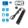 Multiprise à caméra espion wifi HD 1080P détecteur de mouvement 