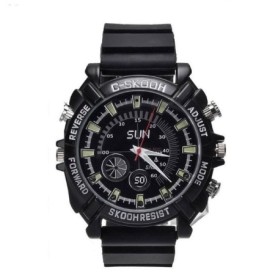 Montre avec caméra Espion Full HD Vision à infrarouge détecteur mouvement