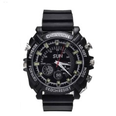 Montre avec caméra Espion Full HD Vision à infrarouge détecteur mouvement