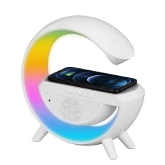 Chargeur induction Haut-parleur Bluetooth lampe à caméra espion Full HD 1080P 