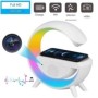 Chargeur induction Haut-parleur Bluetooth lampe à caméra espion Full HD 1080P 