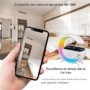 Chargeur induction Haut-parleur Bluetooth lampe à caméra espion Full HD 1080P 