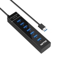 Hub USB 7 ports avec caméra espion WiFi 4k HD