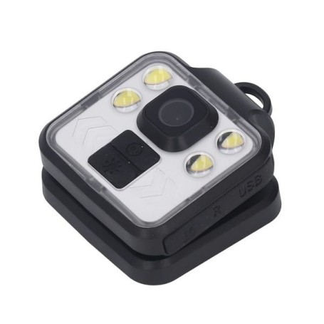 Caméra corporelle avec lumière LED HD 1080P étanche IP65