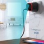 Chargeur USB secteur à caméra espion WiFi Ultra HD 4K vision à infrarouge rouge 