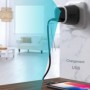 Chargeur USB secteur caméra espion 4K vision à infrarouge détection de mouvement 