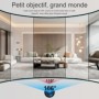 Réveil caméra espion 4K détection de mouvement vision à infrarouge 