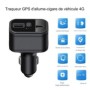 Traceur GPS 4G pour voiture allume-cigare avec surveillance en temps réel