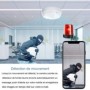 Détecteur de fumée factice avec caméra espion Wifi 1080P vision de nuit longue batterie