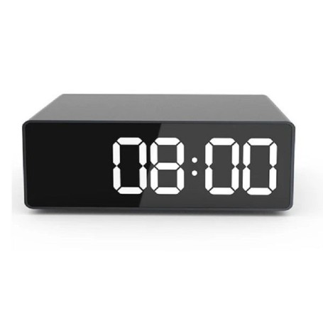 Réveil à caméra espion Wi-Fi Full HD 1080P vision de nuit détection de mouvement 