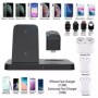 Chargeur induction 3 en 1 camera espion HD 1080P WiFi détection de mouvement