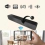 Barre de son Enceinte Bluetooth caméra espion Full HD Wi-Fi