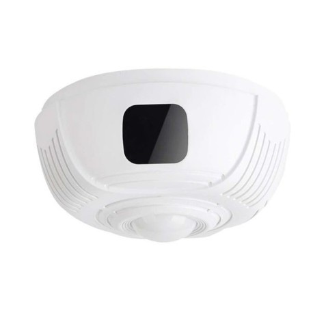 Détecteur de fumée factice caméra espion 1080P Wi-Fi rotative 330° autonomie 1 an en veille 