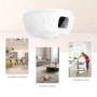 Détecteur de fumée factice caméra espion 1080P Wi-Fi rotative 330° autonomie 1 an en veille 