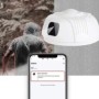 Détecteur de fumée factice caméra espion 1080P Wi-Fi rotative 330° autonomie 1 an en veille 