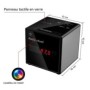 Réveil Enceinte Bluetooth caméra espion Full HD Wi-Fi vision nocturne