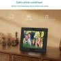 Horloge caméra espion 2K Full HD cadre photo numérique 