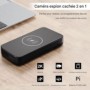 Batterie externe caméra espion 2K haute définition longue autonomie 