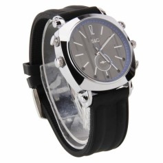 Montre design caméra HD 1080P 8Go espion vision de nuit et detection de voix