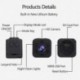 Micro caméra espion résolution Full HD vision nocturne noire et détecteur de mouvement